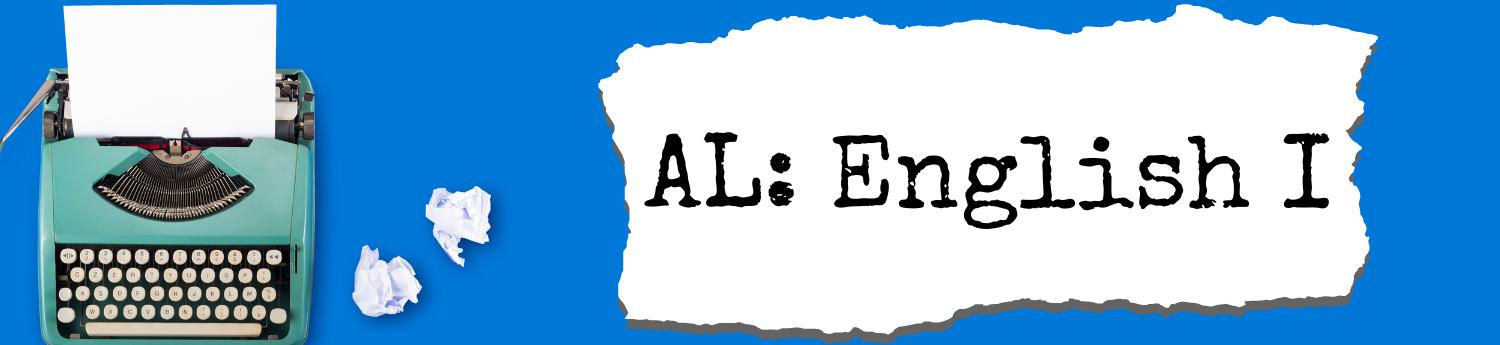 Al: English 1 Class Banner